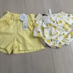 新品　かわいい　ブルマパンツ　キュロット　２セット