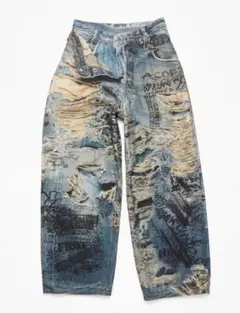 アクネストゥディオズ Pop W Petrol Photo Denim 32 - メルカリ