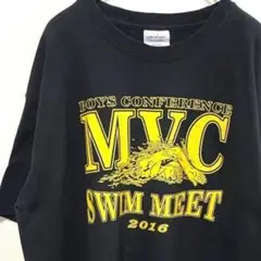 PORT Tシャツ MVC SWIM MEET ブラック 黒 L 古着