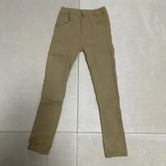 しまむら　裏起毛ロングパンツ ベージュ 170