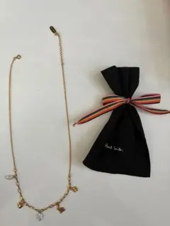 Paul Smith ネックレス ゴールドカラー チャーム付き