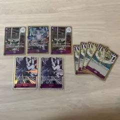 【美品】エネルセット万雷 キャラクターカード 6コスト 8000攻撃力