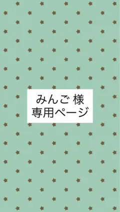 みんご 様 専用ページ