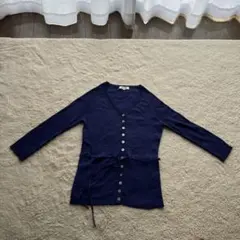 ATELIER SAB ネイビー Vネックニット