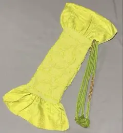 4 帯揚げ帯締めセット　グリーン系セット　絹