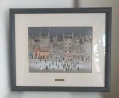 真作】【複製】複製画 ミッシェル・ドラクロワ 夜の街角 パリ風景画