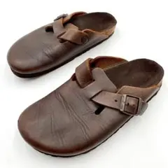 Birkenstock Boston Leather Narrow Brown 24cm Y1888