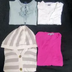 女の子 110cm カーディガン シャツ コットンニット ユニクロ ギャップ