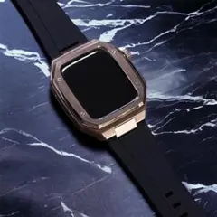 45mm カスタム ラバーベルト 時計ベルト 時計 お洒落 保護カバー