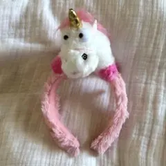 フラッフィー ユニコーン ぬいぐるみ カチューシャ USJ