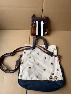 ディズニー　チップとデール　 ショルダーバッグ　トートバッグセット