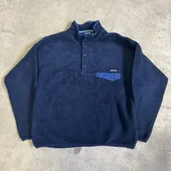 ひ*う様 Patagonia 1994 ネイビー×ダークネイビー　スナップT 雪