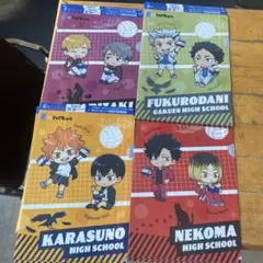 【爽✖️ハイキュー!! 】キャラクタークリアファイル 4枚セット