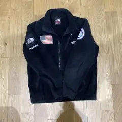 シュプリーム ノースフェイス フリース ジャケット　supreme 星条旗