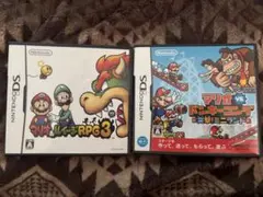 3DS ドンキーコングリターンズ3D マリオ＆ルイージRPG4 セット - メルカリ