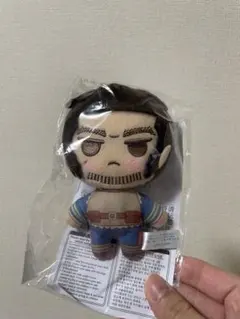 新品未使用 ゴールデンカムイ 谷垣源次郎 ぬいぐるみ 杉元佐一 缶バッジ