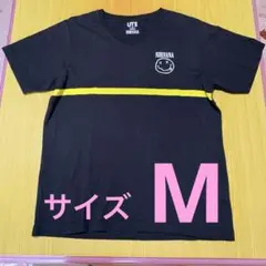 ユニクロ　メンズ　Tシャツ ニルバーナ　パロディ