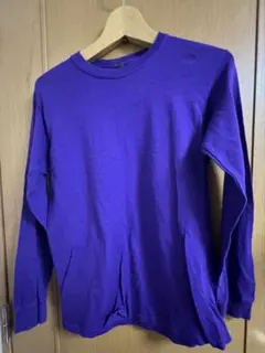 GILDAN 長袖カットソー Tシャツ パープル サイズSのサムネイル