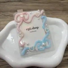 38♡ ホイップデコ トレカケースデコ バレエコア リボン y2k ミルキー