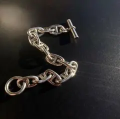 silver925 アンカーチェーンブレスレット 13コマ GM