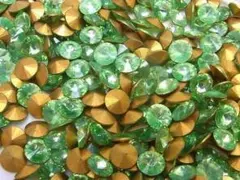 スワロフスキー art.1122 PERIDOT ss29 Rivoli - メルカリ