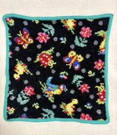USED ★ FEILER フェイラー　限定品　　ハンカチ　ハイジドットブラック