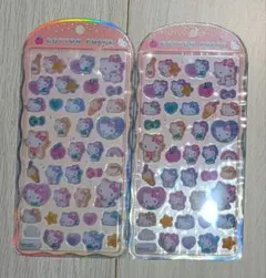 サンリオ コットンパフィシール ハローキティ 2個セット