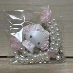 サンリオ　シークレットストラップ　ホワイトフリル　こぎみゅん