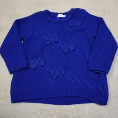 ⭐️期間限定値下げ⭐️【美品】ミキハウス　ニットセーター 90