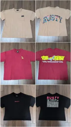 RUSTY他 キッズ Tシャツ 3枚セット130のサムネイル