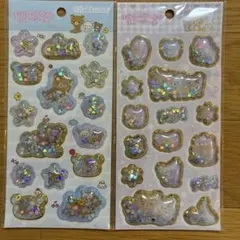 【正規品】リラックマ　キラッとぷくぷくエアーシール　シール