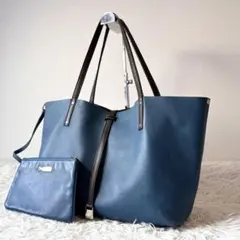 【リバーシブル✨インナーポーチ 専用袋付】TIFFANY トートバック イタリアのサムネイル