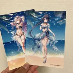 ミリプロ 眠雲つくり、ゆらぎゆら ブロマイド2枚セット