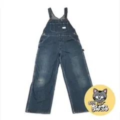 90s 古着 ノーブランド オーバーオール デニム W36 L28