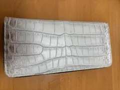 ホワイトシルバークロコダイル長財布のサムネイル