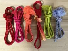 カラフル帯締め6本セット