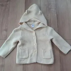 BabyGap ベビーギャップ　くま耳　カーディガン　アイボリー　90cm