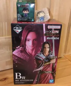 キングダム一番くじ　 B賞 蒙恬フィギュア　D賞ちょこのっこ信　2点セット