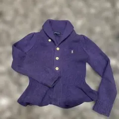 Ralph Lauren カーディガン 120 紫
