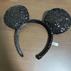 ディズニー ミッキーマウス スパンコール カチューシャ