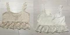 NICE CLAUP レースキャミソール 2色まとめ売り