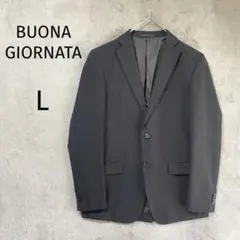 ボナジョルナータ/テーラードジャケット/L/背抜き 春夏 ブラック