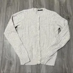 BrandyMelvilleケーブル編み 長袖カーディガンのサムネイル