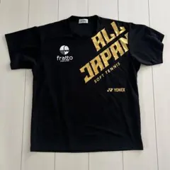 フラットfratto×yonex コラボTシャツM黒