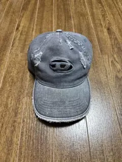 DIESEL ダメージ加工 グレーキャップのサムネイル