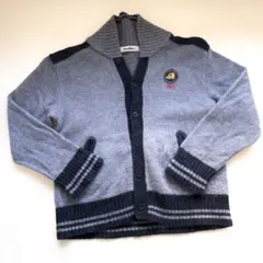 familiar ファミリア　カーディガン　アウター　セーター　120 ブルー