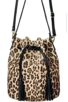 新品　BEAMS ヒョウ柄 ショルダーバッグ
