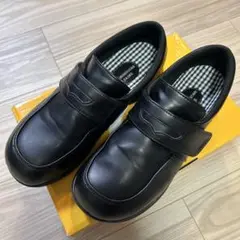 キャロット ムーンスター フォーマルシューズ ローファー 24cm 黒