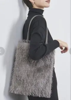 美品　ユナイテッドアローズフリンジ　フラット　トートバッグのサムネイル