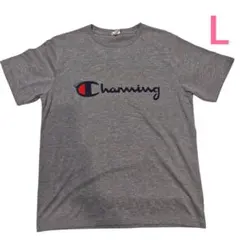 【パロディTシャツ】Channingロゴ風 Tシャツ Lサイズ ユニセックス